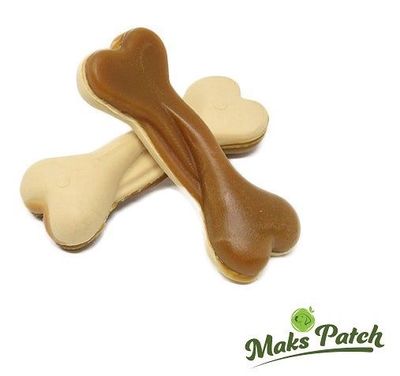 Maks Patch Peanut Butter Dual-Sided Bone - Small