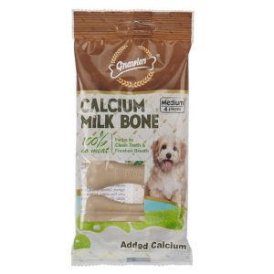 Gnawlers Calcium Milk Bone 3&quot; (4 Pk)