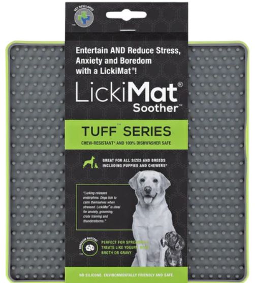 LickiMat Tuff Soother, Colour: Green, Size: Regular
