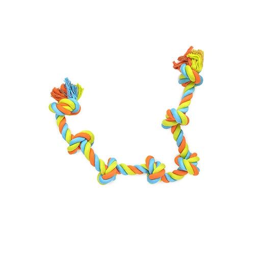Knots of Fun Rope Bone 7 Knot Dog Toy