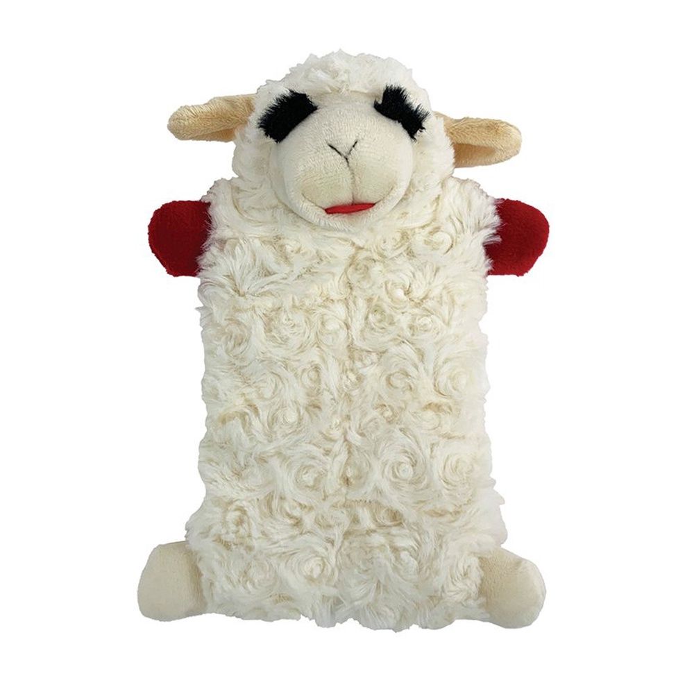 Multipet Plush Dog Toy Lamb Chop Squeaker Mat