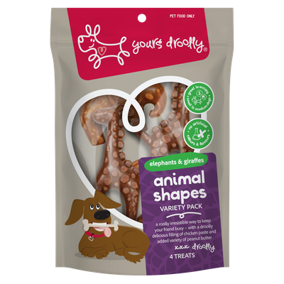Yours Droolly Chicken Paste Filled Animal Shapes Variety