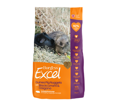 Burgess Excel Guinea Pig Nuggets with Blackcurrant and Oregano