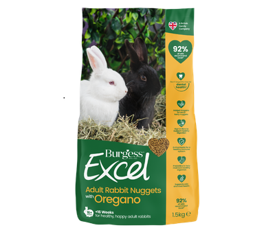 Burgess Excel - Adult Rabbit Nuggets with Oregano