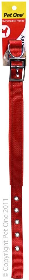 Pet One Comfy Padded Collar Red