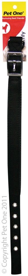 Pet One Comfy Padded Collar Black