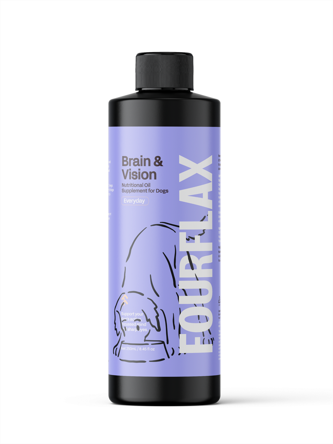 Fourflax Canine - Brain &amp; Vision, Size: 250ml