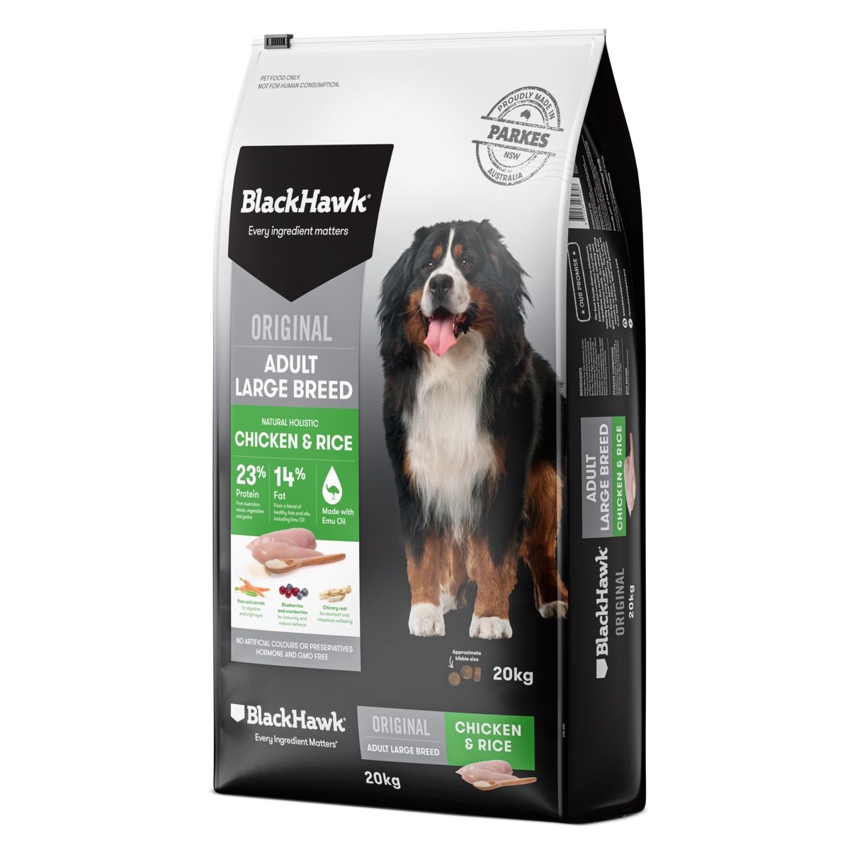 Blackhawk Original - Dog Large Breed Chicken, Bag Size: 20kg