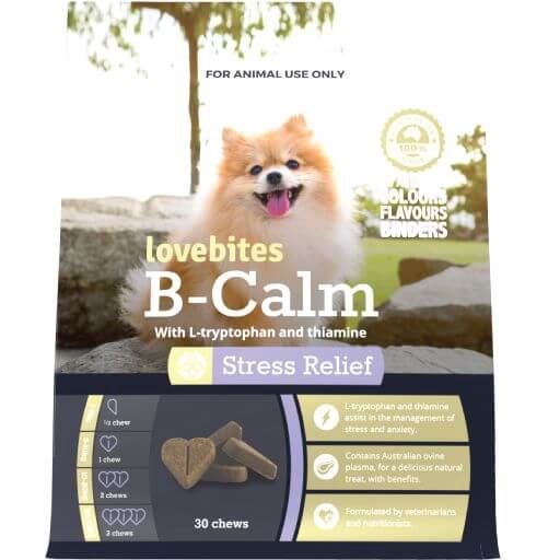 Vetafarm Lovebite BCalm Chew, Type: Small Dogs (30 Tabs)