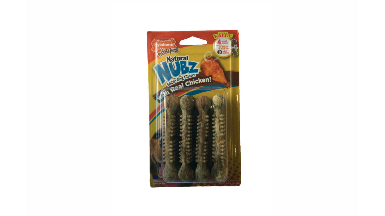 Nylabone Natural Nubs, Pack Size: Small (4 Pack)