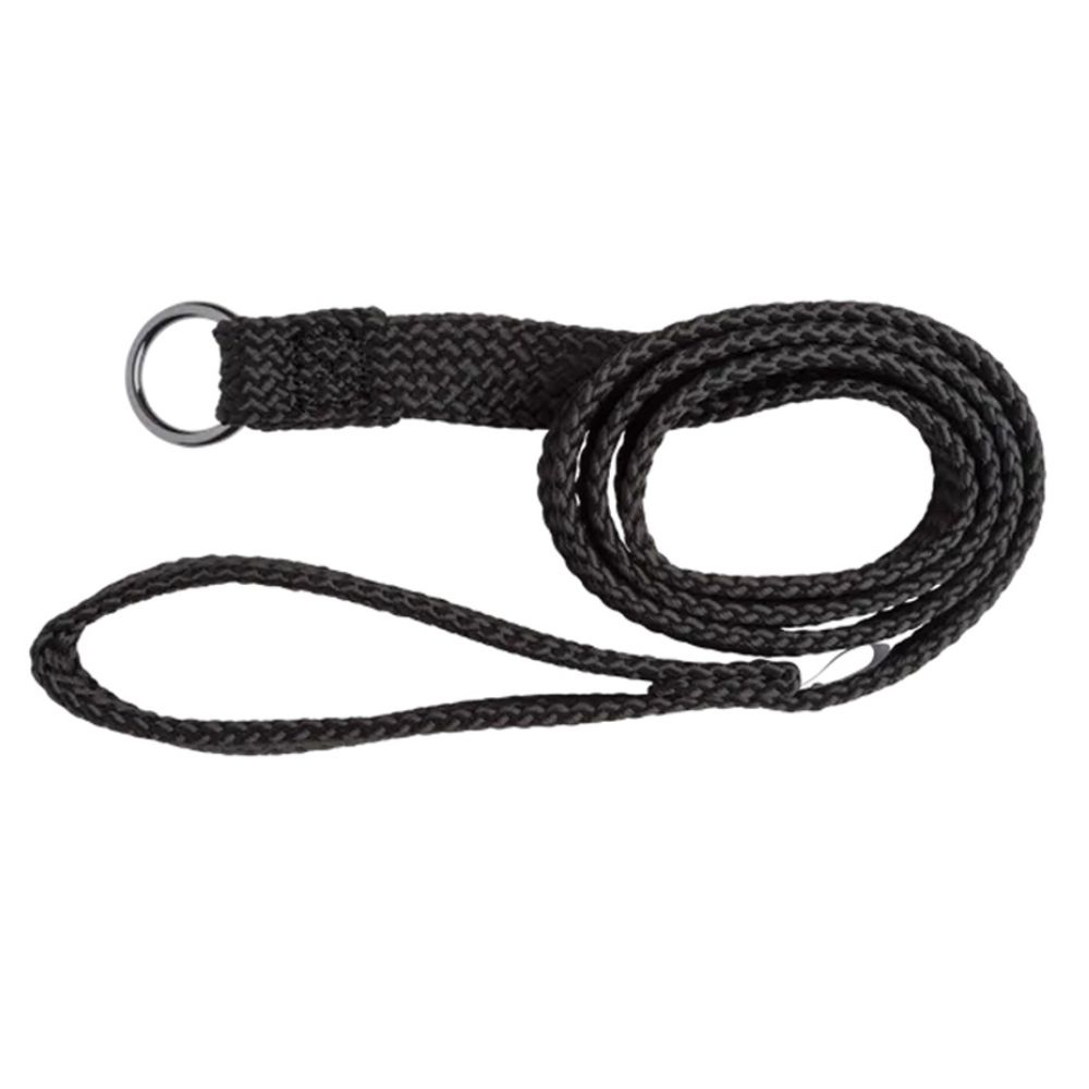 Brooklands Nylon Slip Lead 120cm, Colour: Black, Width: 10mm