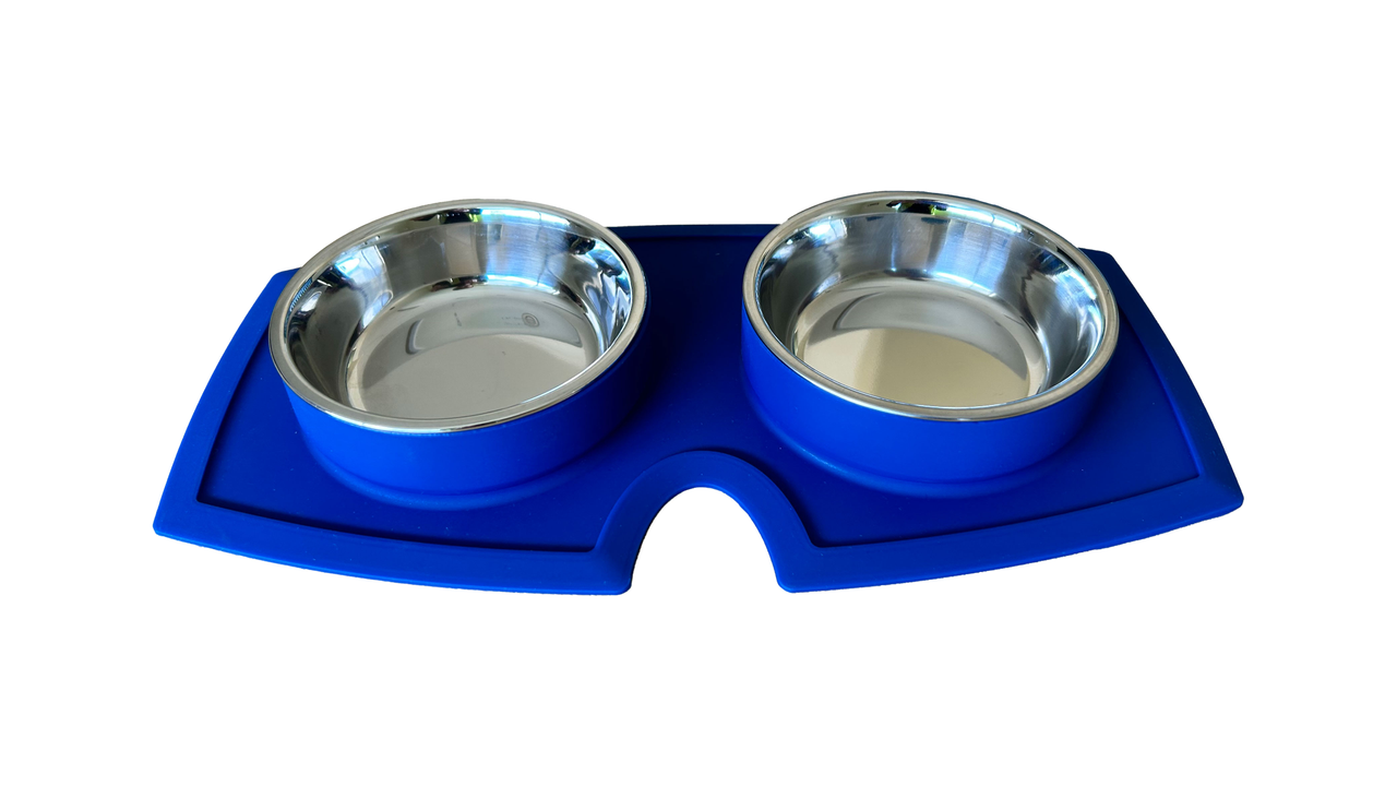 Vacumatt Silicone Double Diner, Colour: Blue