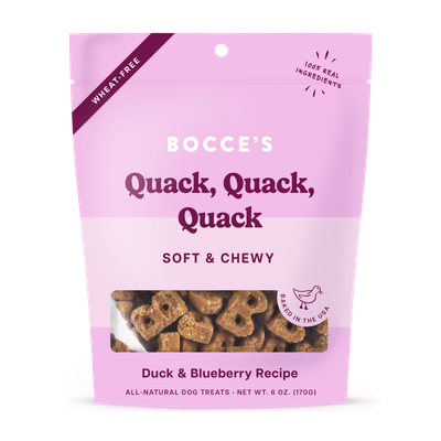 Bocce's Bakery Quack, Quack, Quack Soft and Chewy