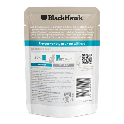 Blackhawk Cat Chicken &amp; Tuna Sachets
