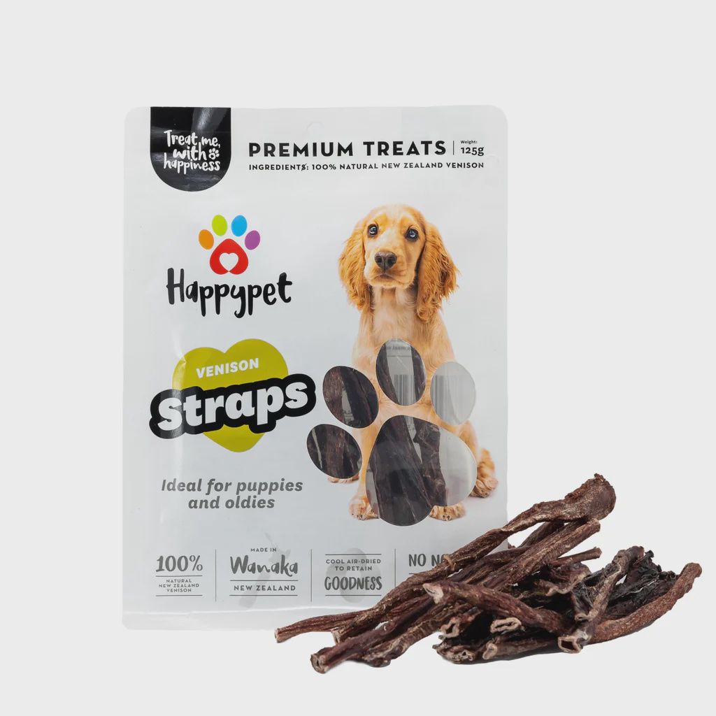 Happy Pet Venison Straps, Weight: 125g