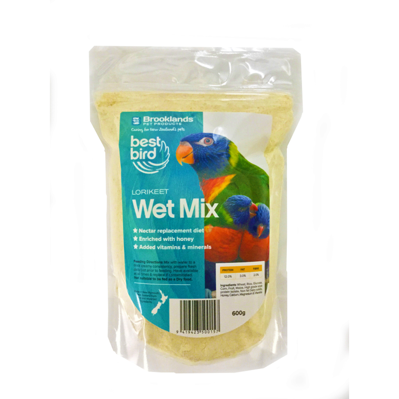 Best Bird Lorikeet Wet Mix, Bag Size: 600g