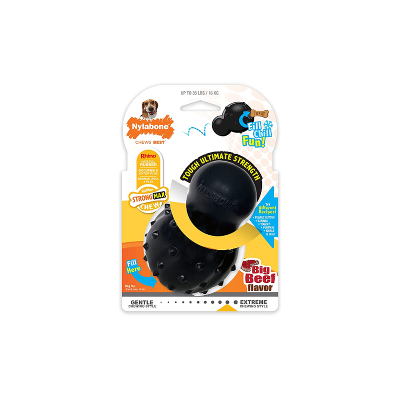 Nylabone Strong Max Stuffable Cone, Size: Wolf (dogs up to 15kgs)