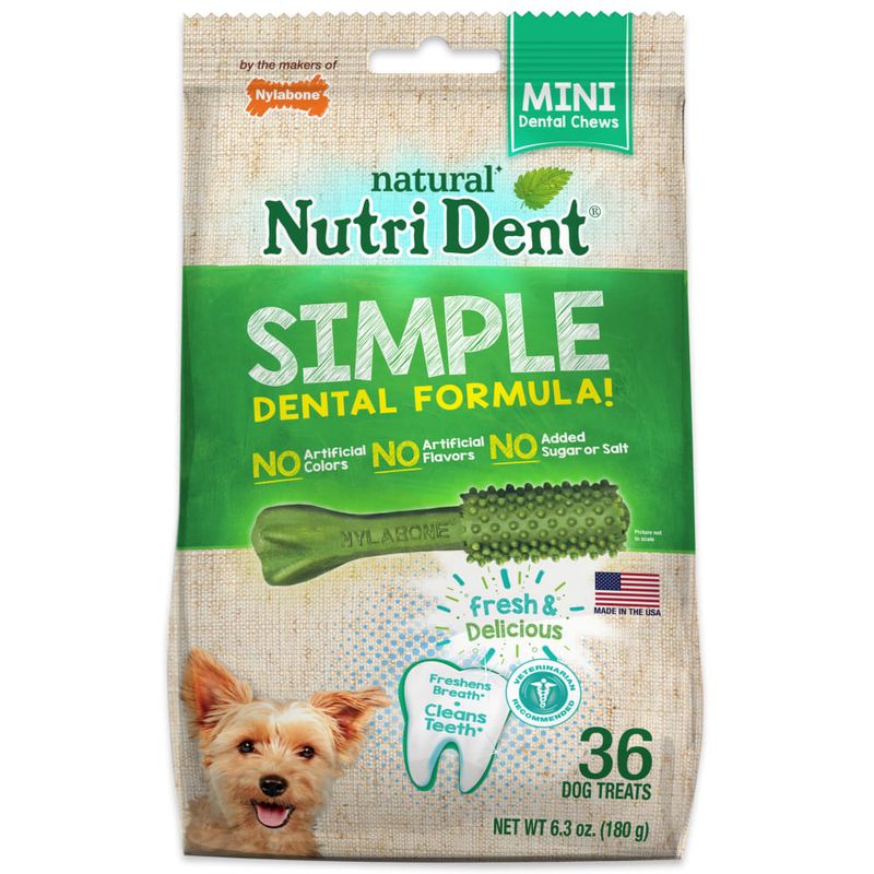 Nutrident Dental Treats, Type: Mini (36 Pack)