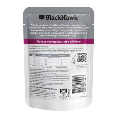 Black Hawk Original Adult Pouch Lamb &amp; Veges