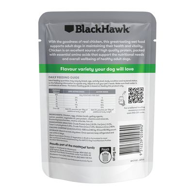 Blackhawk Original Adult Pouch Chicken &amp; Veges