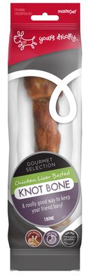 Yours Droolly  Knot Bone Chicken Liver