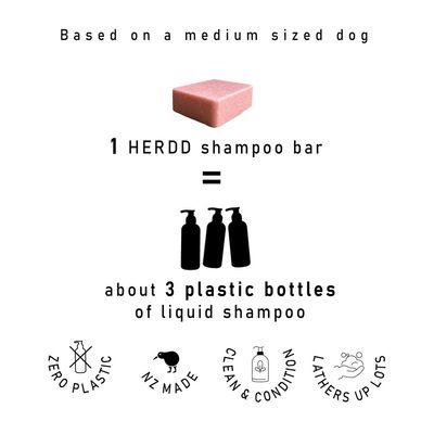 HERDD shampoo bar Rose & Wagnolia