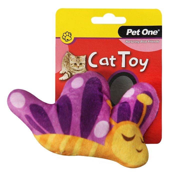 Pet One Cat Toy Butterfly With Crinkle
