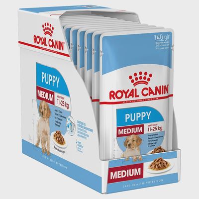 Royal Canin Medium Puppy Chunks in Gravy