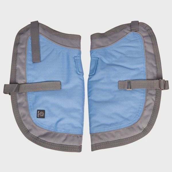 Nightwalker Dog Coat Silver &amp; Blue