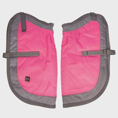 Nightwalker Dog Coat Silver &amp; Pink