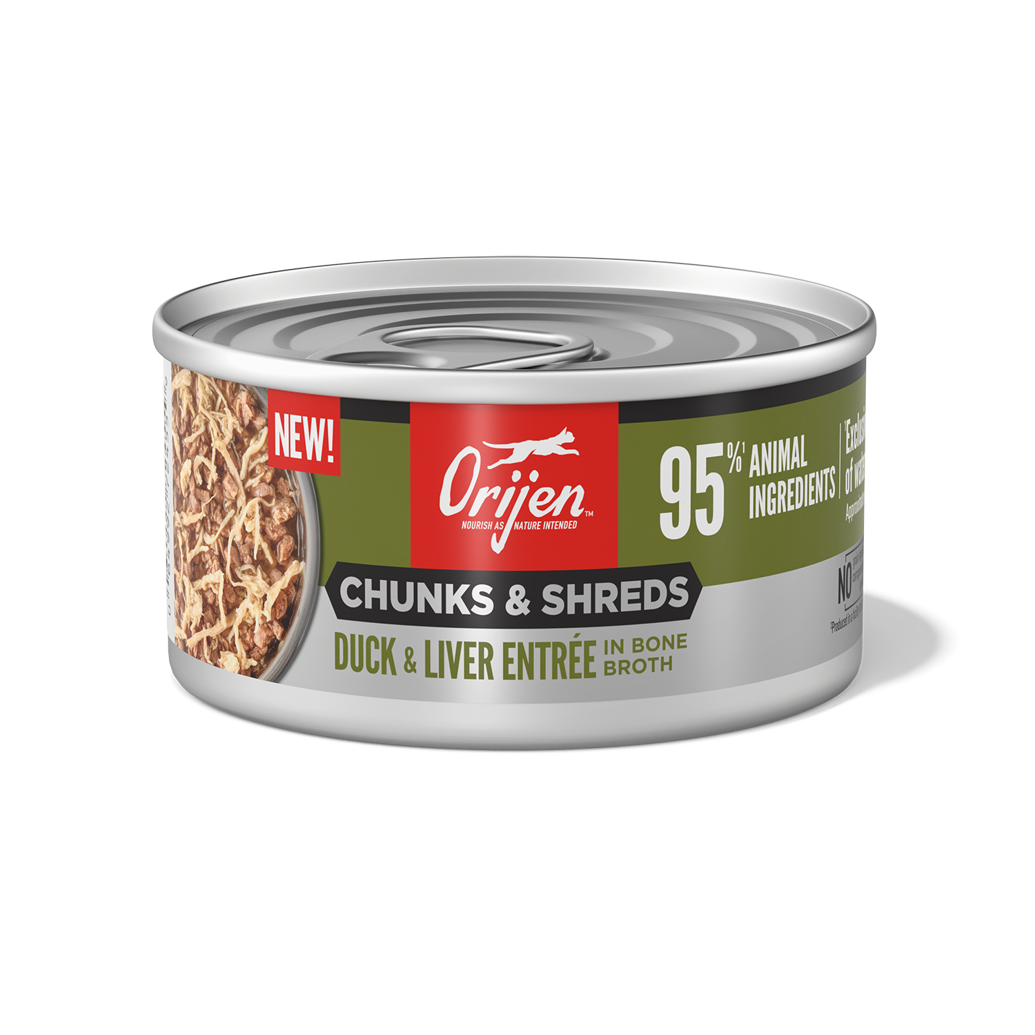 Orijen Cat Duck &amp; Liver Entree in Bone Broth, Type: 85g