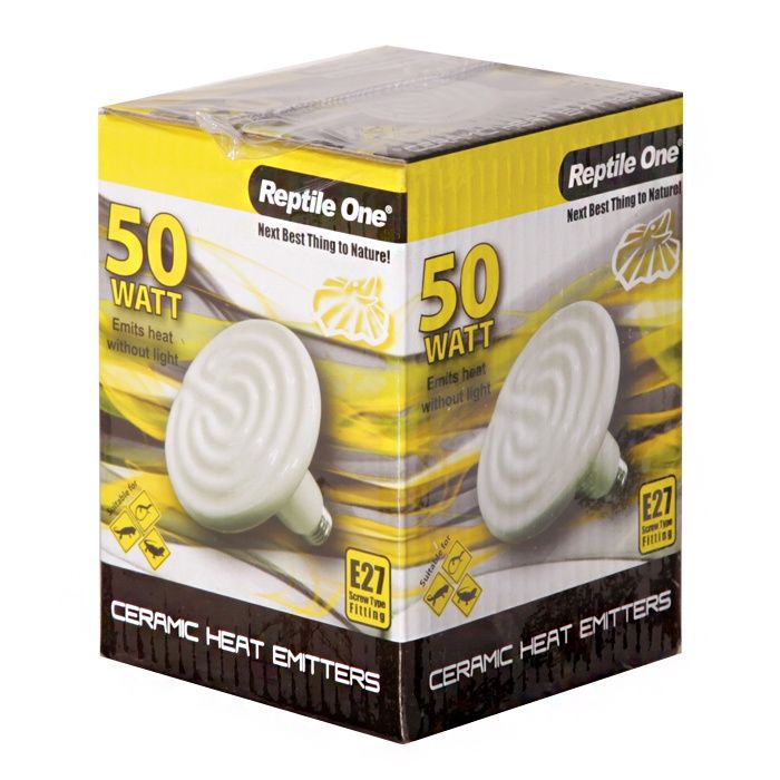 Reptile One Heat Lamp Ceramic, Type: 50w