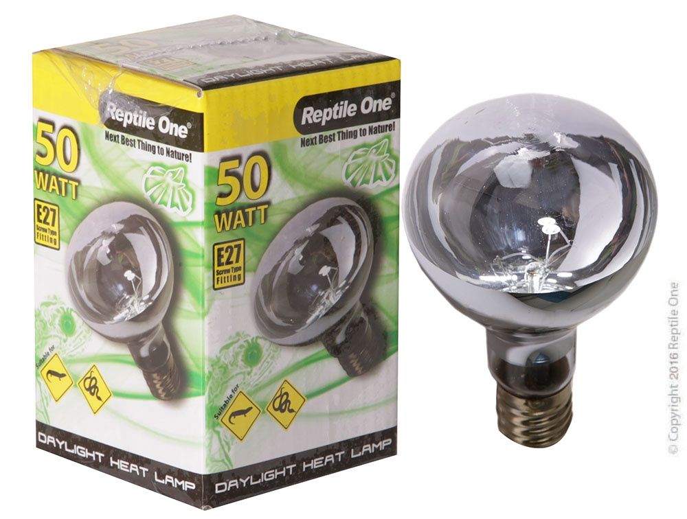 Reptile One Heat Lamp Day Light, Type: 50w