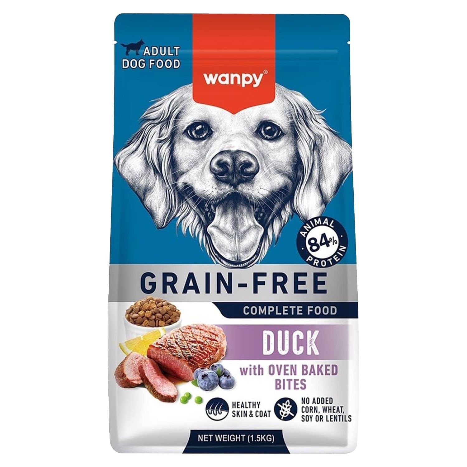 Wanpy Grainfree Dog Duck Recipe, Bag Size: 1.5kg