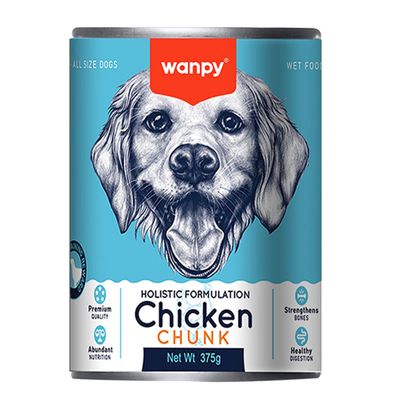 Wanpy Grainfree Dog Can Chicken Chunks Wanpy Grainfree Dog Can Chicken Chunks