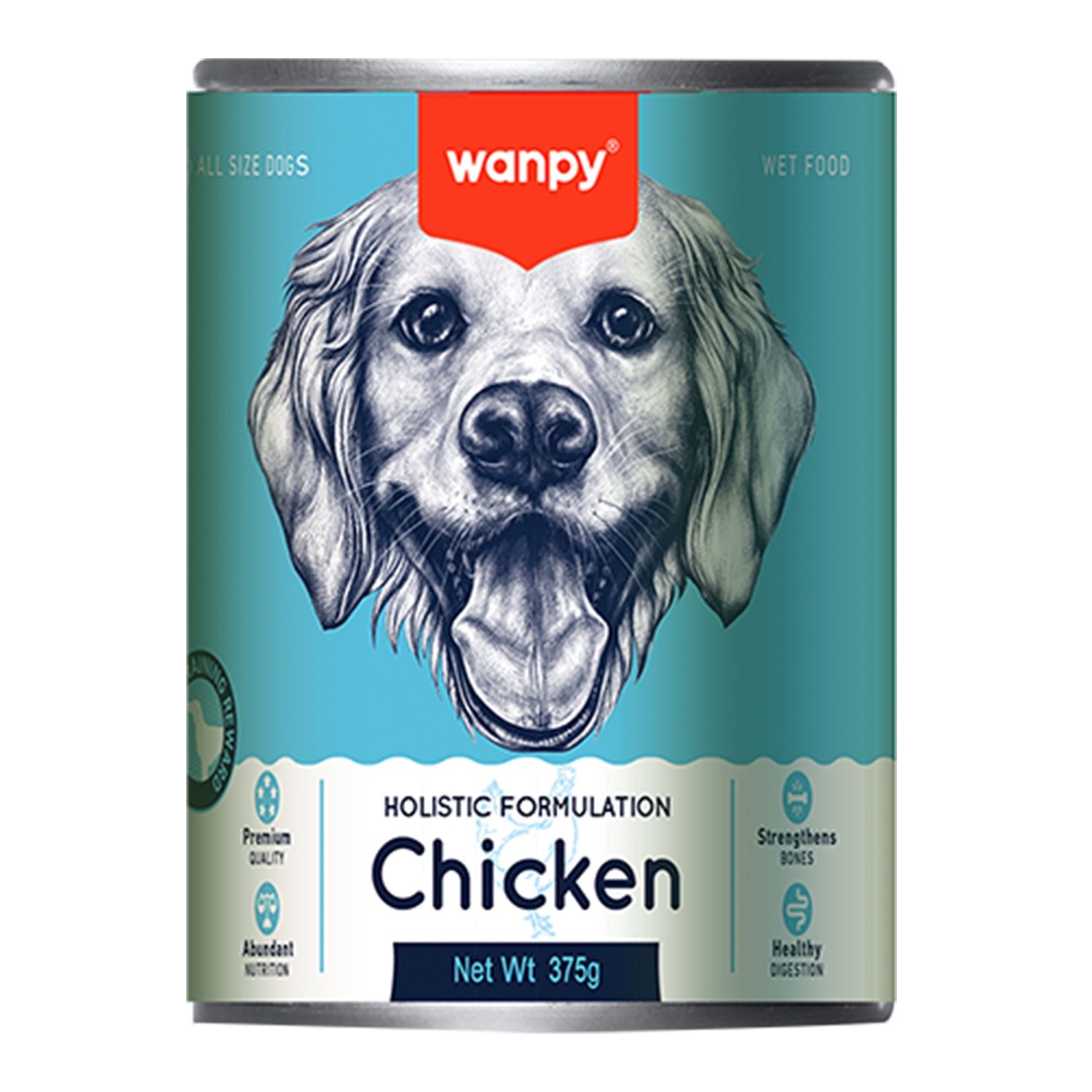 Wanpy Grainfree Dog Can Chicken