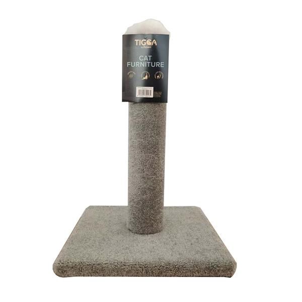 Tigga Carpet Cat Pole in Grey