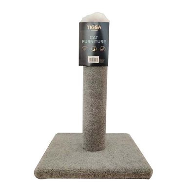 Tigga Carpet Cat Pole in Grey