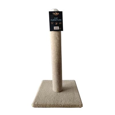 Tigga Carpet Cat Pole Cream