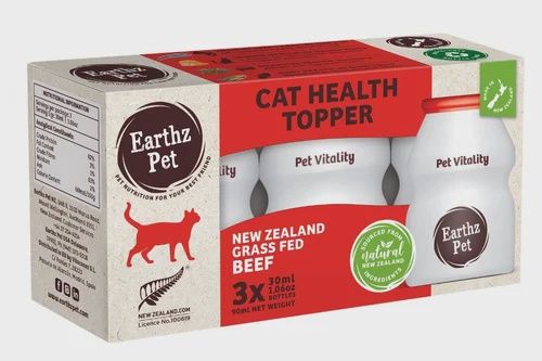 Earthz Pet Beef Cat Food Topper