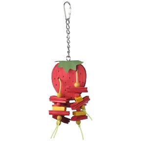 A&amp;E Small Strawberry Bird Toy