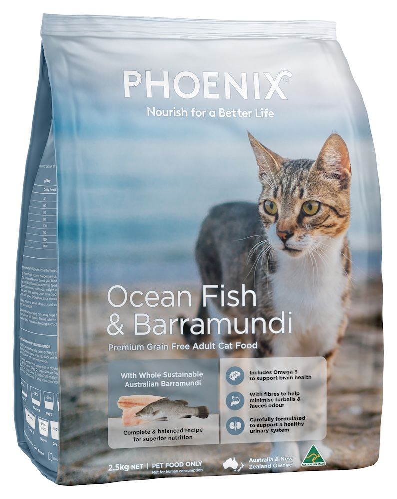 Phoenix Cat Ocean Fish &amp; Barramundi