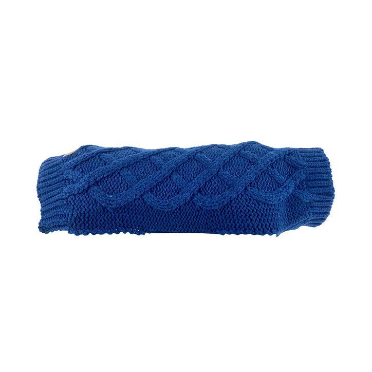 Huskimo Diamond Cable Jumper Navy