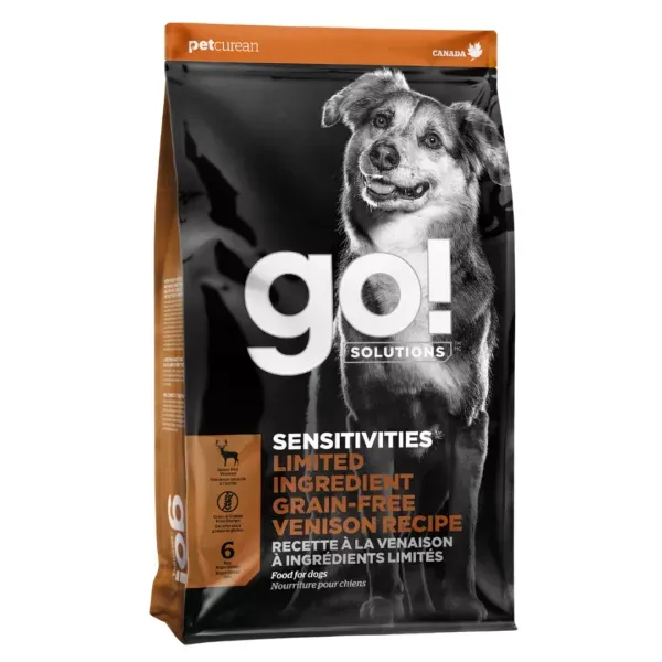 Go! Solutions Sensitivities Limited Ingredient Grain Free Venison, Bag Size: 1.6kg