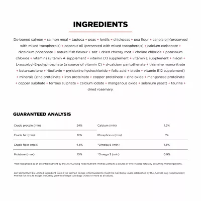 Go! Solutions Sensitivities Limited Ingredient Grain Free Salmon