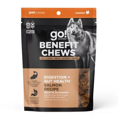 Go! Solutions Benefit Chews Digestion + Gut Health Salmon Recipe for dogs”