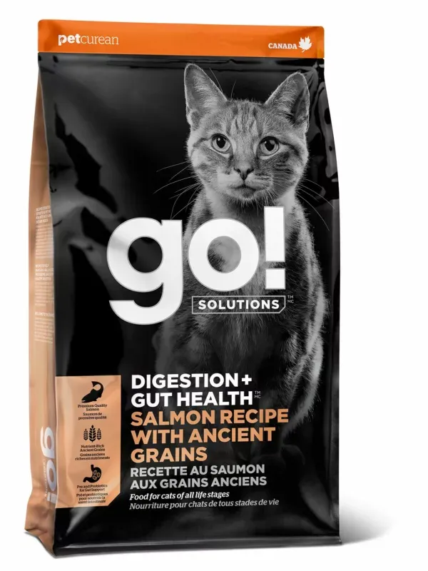 Go! Solutions Digestion + Gut Health Salmon Recipe with Ancient Grains for cats