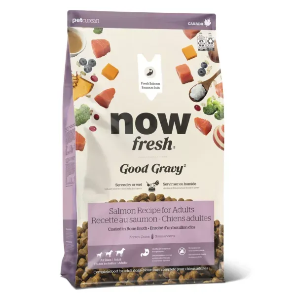 Now Fresh Good Gravy Salmon Coated in Bone Broth for Dogs, Bag Size: 10kg