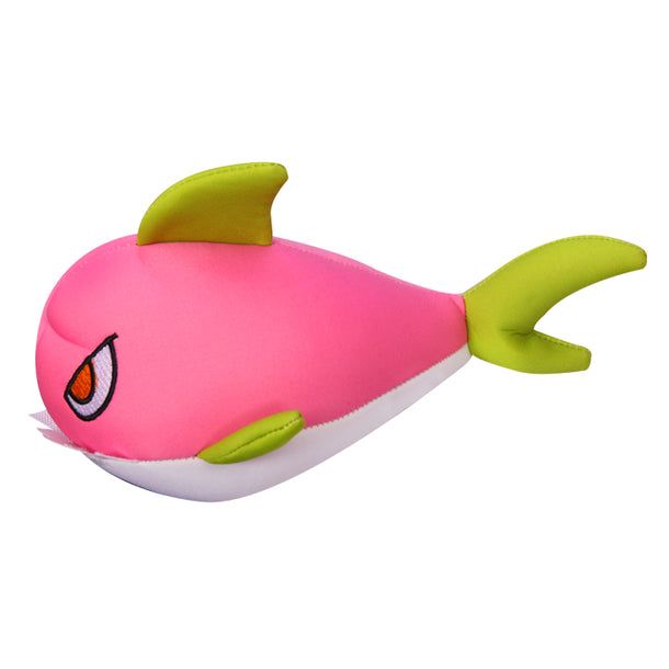 Pet One Splash Squeaky Shark Pink