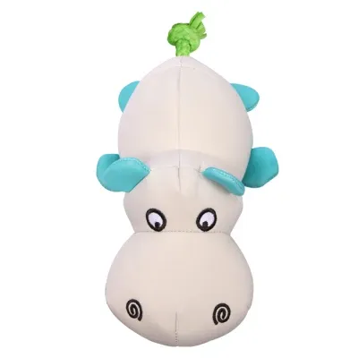 Pet One Splash Squeaky Hippo With Rope